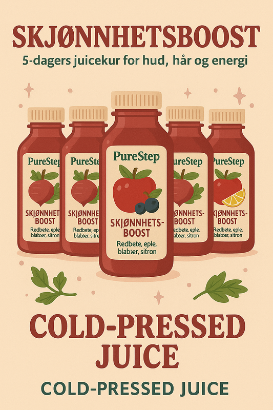 Skjønnhetsboost – 5-dagers juicekur for hud, hår og energi